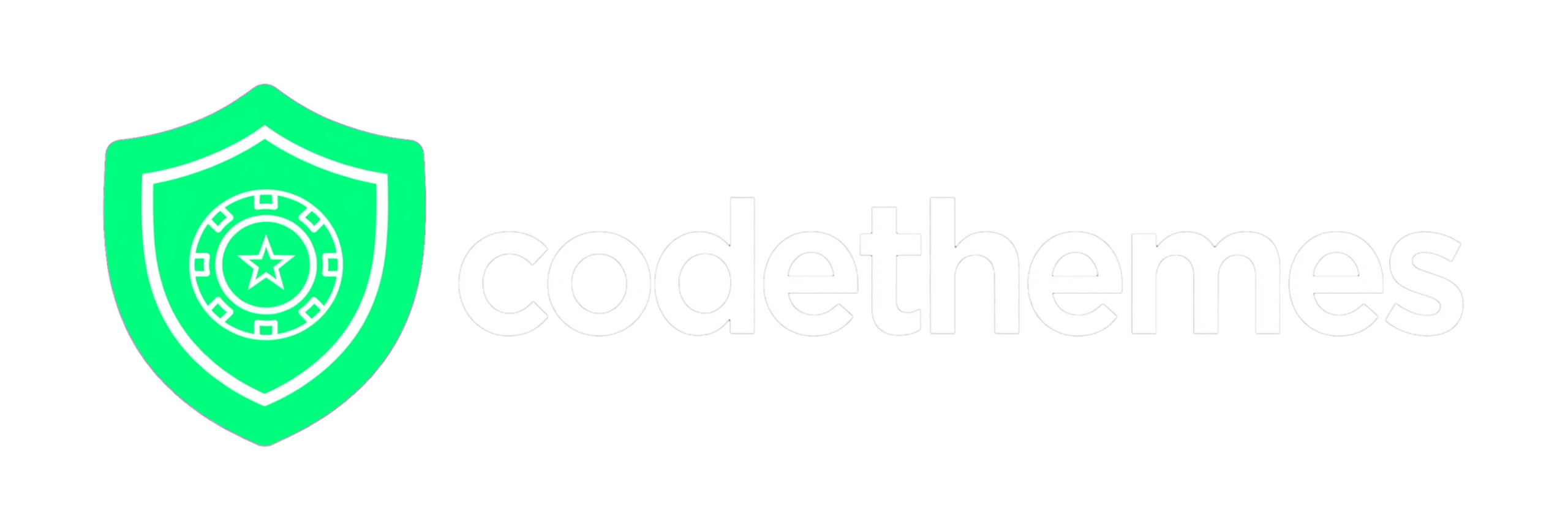 codethemes white text logo